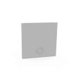 Milbank GEU Wireway Universal End Type 1 Screw Cover ANSI 61 Gray Steel