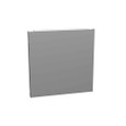 Milbank GEU Wireway Universal End Type 1 Screw Cover ANSI 61 Gray Steel