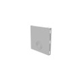 Milbank GEU Wireway Universal End Type 1 Screw Cover ANSI 61 Gray Steel