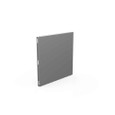 Milbank GEU Wireway Universal End Type 1 Screw Cover ANSI 61 Gray Steel