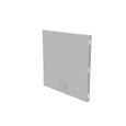 Milbank GEU Wireway Universal End Type 1 Screw Cover ANSI 61 Gray Steel