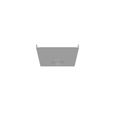 Milbank GEU Wireway Universal End Type 1 Screw Cover ANSI 61 Gray Steel