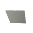 Milbank GEU Wireway Universal End Type 1 Screw Cover ANSI 61 Gray Steel