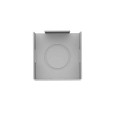 Milbank GEU Wireway Universal End Type 1 Screw Cover ANSI 61 Gray Steel