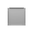 Milbank GEU Wireway Universal End Type 1 Screw Cover ANSI 61 Gray Steel