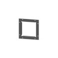 Milbank GF Wireway End Flange, Type 1 ANSI 61 Gray Steel