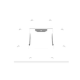 Milbank GF Wireway End Flange, Type 1 ANSI 61 Gray Steel