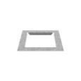 Milbank GF Wireway End Flange, Type 1 ANSI 61 Gray Steel