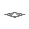 Milbank GF Wireway End Flange, Type 1 ANSI 61 Gray Steel