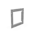 Milbank GF Wireway End Flange, Type 1 ANSI 61 Gray Steel