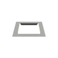 Milbank GF Wireway End Flange, Type 1 ANSI 61 Gray Steel