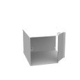 Milbank GFL Elbow 90-Degree Lay-in Wireway, ANSI 61 Gray Steel