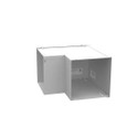 Milbank GFL Elbow 90-Degree Lay-in Wireway, ANSI 61 Gray Steel