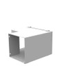Milbank GFL Elbow 90-Degree Lay-in Wireway, ANSI 61 Gray Steel