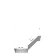 Milbank GFL Elbow 90-Degree Lay-in Wireway, ANSI 61 Gray Steel
