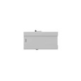 Milbank GFL Elbow 90-Degree Lay-in Wireway, ANSI 61 Gray Steel
