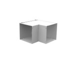 Milbank GFL Elbow 90-Degree Lay-in Wireway, ANSI 61 Gray Steel