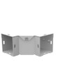 Milbank GFL Elbow 90-Degree Lay-in Wireway, ANSI 61 Gray Steel
