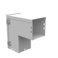 Milbank GFL Elbow 90-Degree Lay-in Wireway, ANSI 61 Gray Steel