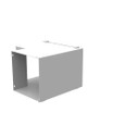 Milbank GFL Elbow 90-Degree Lay-in Wireway, ANSI 61 Gray Steel