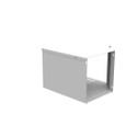 Milbank GFL Elbow 90-Degree Lay-in Wireway, ANSI 61 Gray Steel