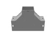Milbank GFT Wireway Tee For Hinged Wireways ANSI 61 Gray Steel