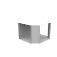 Milbank GFT Wireway Tee For Hinged Wireways ANSI 61 Gray Steel