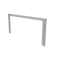 Milbank GH Wireway Hanger Non UL Listed ANSI 61 Gray Steel