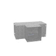 Milbank GT Wireway Tee, Type 1 ANSI 61 Gray Steel
