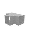 Milbank GT Wireway Tee, Type 1 ANSI 61 Gray Steel
