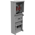 Milbank 125A 1-Phase Unmetered Power Supply with 4 Terminal Ring Type Surface Mount