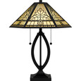 Quoizel Lighting TF6151 Transitional Table lamp tiffany 2 lights
