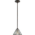 Quoizel  Traditional Mini pendant tiffany 1 light valiant bro QZL-TFMK1508