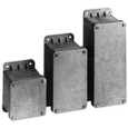 Carlon Circuit Safe Pushbutton Enclosure – three sizes shown with blank narrow covers, thermoplastic, UL listed