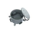 Carlon PVC Type X Conduit Body with Cover - Gray Non-Metallic