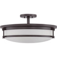 Quoizel  Transitional Semi flush 20" westrn brnz QZL-SLR1720