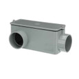 Carlon PVC Type LR Conduit Body, Gray