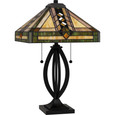 Quoizel QZL-TF6152 Transitional Table lamp tiffany 2 lights