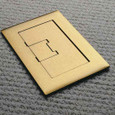 Carlon Rectangular Floor Box Covers - Non-Metallic Floor Box Cover Assembly with Watertight Gasket Seal