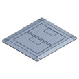 Carlon Rectangular Floor Box Covers - Non-Metallic Floor Box Cover Assembly with Watertight Gasket Seal