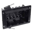 Carlon 2-Gang Vee Clamp Bracket Box - Adjustable PVC Electrical Box for New Construction