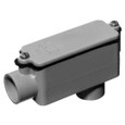 Carlon PVC Type LB Conduit Body, Gray