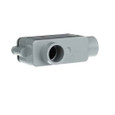 Carlon PVC Type LB Conduit Body, Gray
