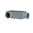 Carlon PVC Type LB Conduit Body, Gray