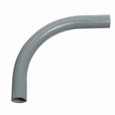Carlon Schedule 40 Gray PVC 90-Degree Special Radius Elbows - Plain End