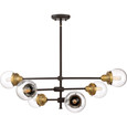 Quoizel  Transitional 6 lgt chandelier QZL-TNC5006