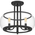 Quoizel  Transitional Semi-flush mount 3 light QZL-PRUC1714