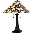 Quoizel Lighting TF6154 Transitional Table lamp tiffany 2 lights