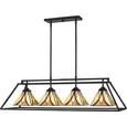 Quoizel Lighting TFAS442 Traditional Linear chandelier 4 light valiant
