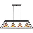 Quoizel Lighting TFAS442 Traditional Linear chandelier 4 light valiant